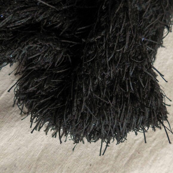 NWT Zara Girls 10 Feathery Fringed T-Shirt Top - Picture 6 of 15